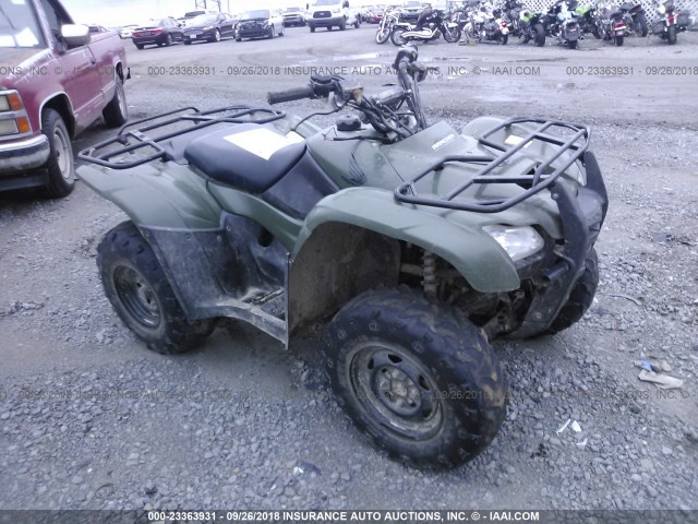 1HFTE3727D4404389 - 2013 HONDA TRX420 FPA GREEN photo 1