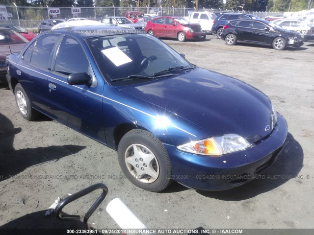 1G1JC524717376513 - 2001 CHEVROLET CAVALIER CNG BLUE photo 1