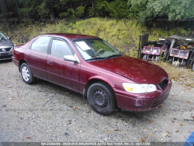4T1BG22K91U864324 - 2001 TOYOTA CAMRY CE/LE/XLE 栗色 照片 1