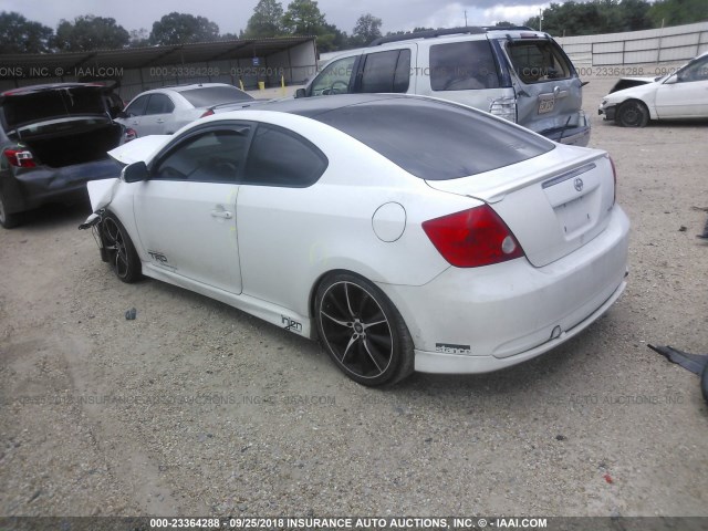 JTKDE177450009022 - 2005 TOYOTA SCION TC 白色 照片 3