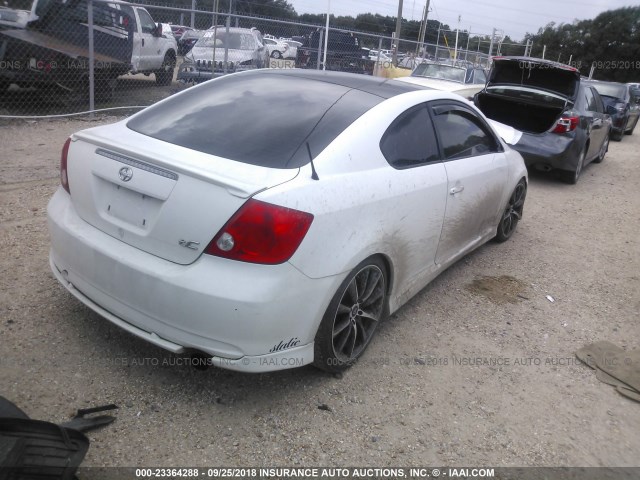 JTKDE177450009022 - 2005 TOYOTA SCION TC 白色 照片 4