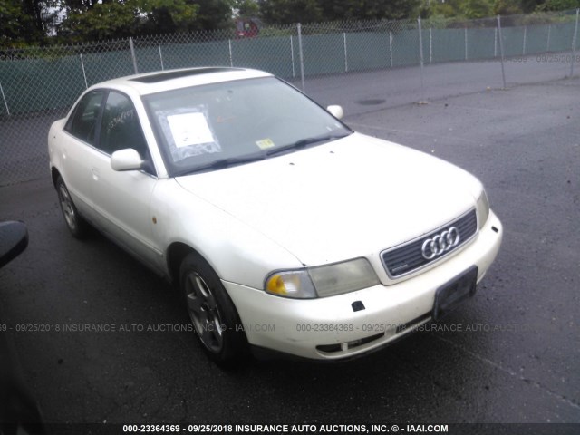 WAUED28D2WA226361 - 1998 AUDI A4 2.8 QUATTRO WHITE photo 1