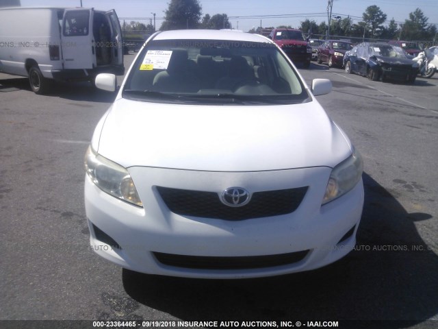 JTDBL40E599076633 - 2009 TOYOTA COROLLA LE/XLE WHITE photo 6