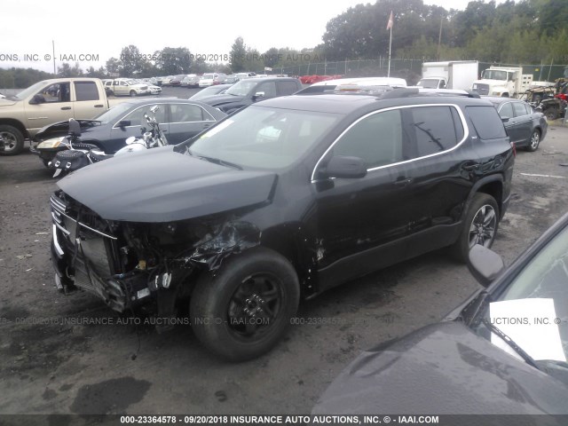 1GKKNWLS1HZ209785 - 2017 GMC ACADIA SLT-2 შავი ფოტო 2