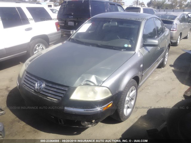 WVWRH63BX4P102936 - 2004 VOLKSWAGEN PASSAT GLX 绿色 照片 2