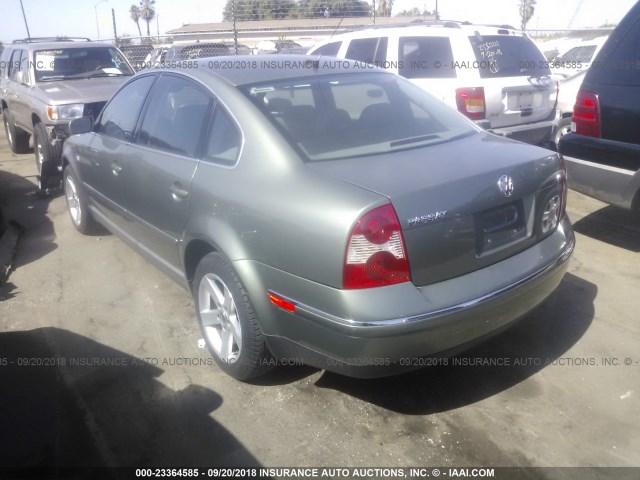 WVWRH63BX4P102936 - 2004 VOLKSWAGEN PASSAT GLX 绿色 照片 3