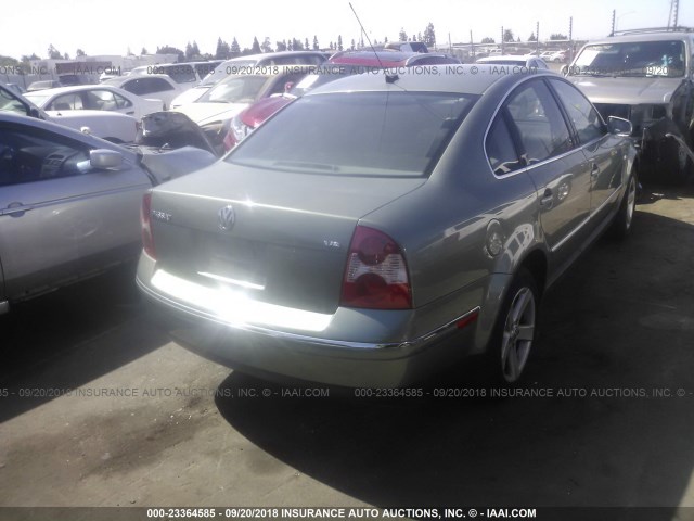 WVWRH63BX4P102936 - 2004 VOLKSWAGEN PASSAT GLX 绿色 照片 4