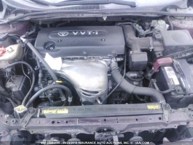 JTKDE177260078843 - 2006 TOYOTA SCION TC 红色 照片 10