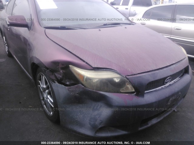 JTKDE177260078843 - 2006 TOYOTA SCION TC 红色 照片 6