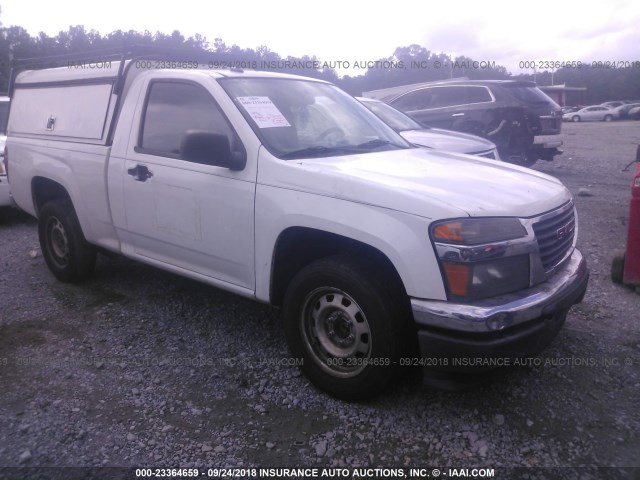 1GTCSBD92A8108800 - 2010 GMC CANYON WHITE photo 1