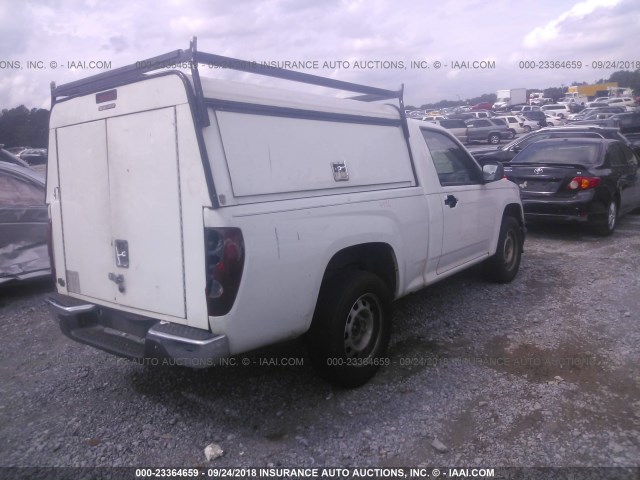 1GTCSBD92A8108800 - 2010 GMC CANYON WHITE photo 4