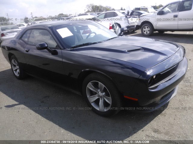 2C3CDZAGXHH658518 - 2017 DODGE CHALLENGER SXT BLACK photo 1