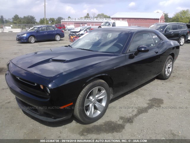 2C3CDZAGXHH658518 - 2017 DODGE CHALLENGER SXT BLACK photo 2