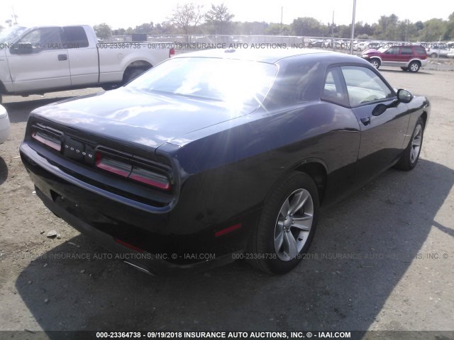 2C3CDZAGXHH658518 - 2017 DODGE CHALLENGER SXT BLACK photo 4