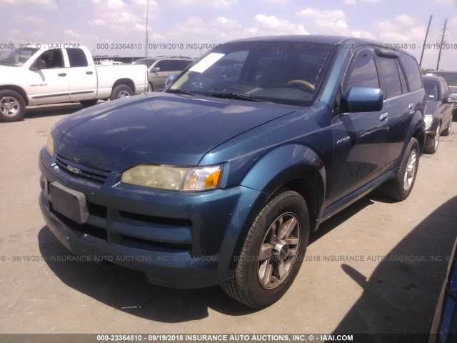 4S2CE58X324603408 - 2002 ISUZU AXIOM XS Mavi foto 2