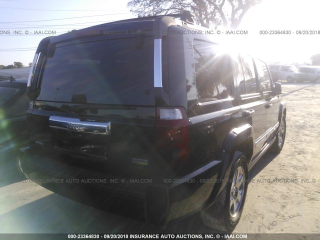 1J8HH58N28C151482 - 2008 JEEP COMMANDER LIMITED BLACK photo 4