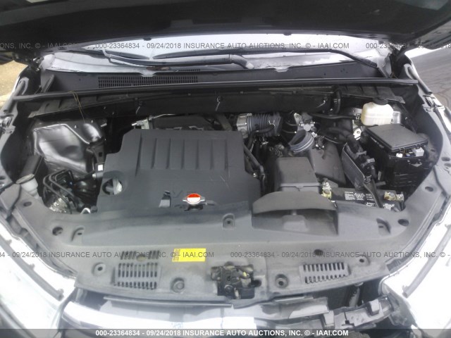 5TDJKRFH1GS320659 - 2016 TOYOTA HIGHLANDER XLE ნაცრისფერი ფოტო 10