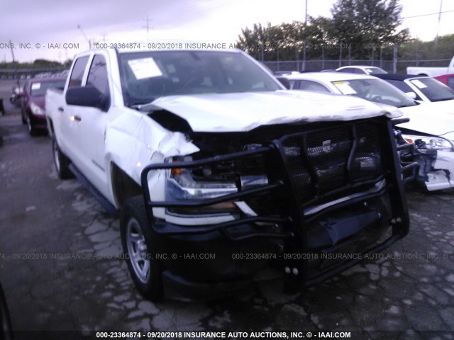 3GCUKNEH1GG225346 - 2016 CHEVROLET SILVERADO K1500/K1500 LS WHITE photo 1