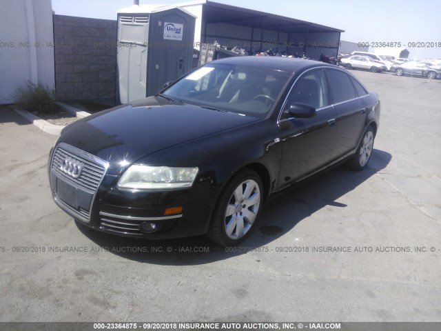 WAUDL74F36N138494 - 2006 AUDI A6 4.2 QUATTRO BLACK photo 2