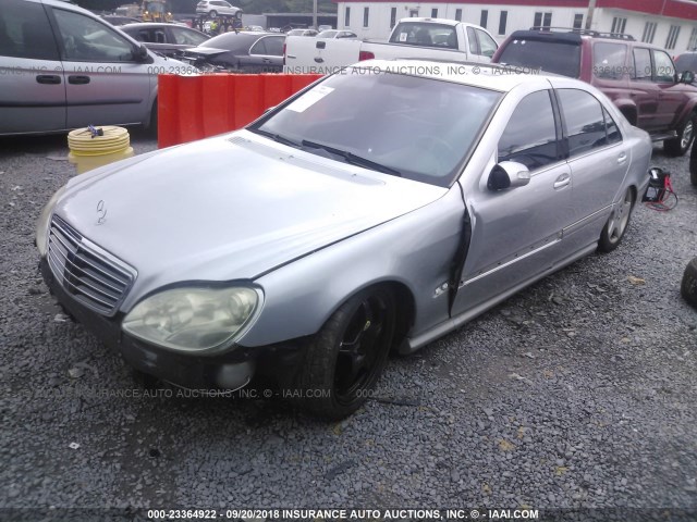 WDBNG84J24A386101 - 2004 MERCEDES-BENZ S 500 4MATIC SILVER photo 2