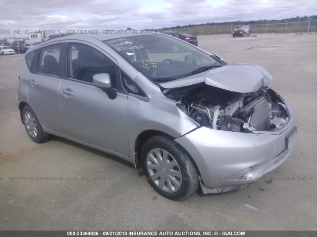 3N1CE2CP0FL368034 - 2015 NISSAN VERSA NOTE S/S PLUS/SV/SL/SR SILVER photo 1