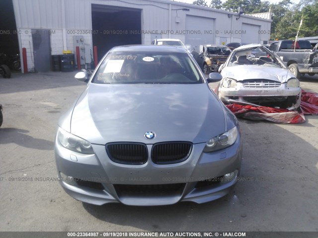 WBAWB73527P036159 - 2007 BMW 335 I GRAY photo 6