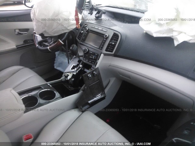 4T3ZA3BB2DU066345 - 2013 TOYOTA VENZA LE/XLE GRAY photo 5