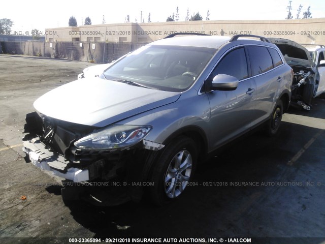 JM3TB2BV6E0435177 - 2014 MAZDA CX-9 SPORT GRAY photo 2