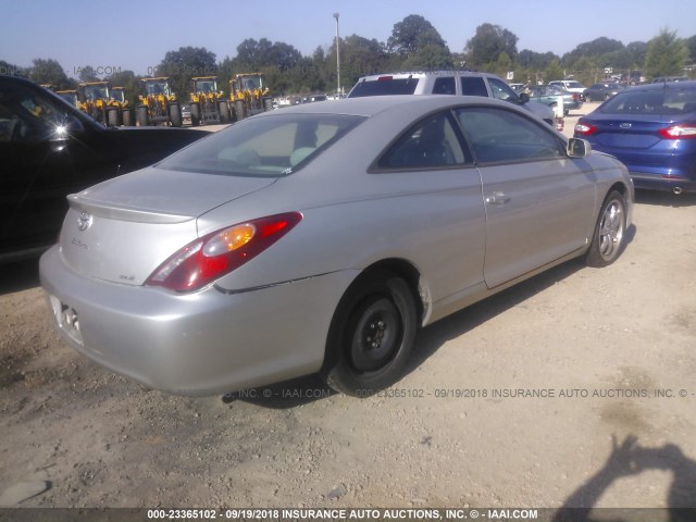 4T1CE38P85U536868 - 2005 TOYOTA CAMRY SOLARA SE/SLE Gümüş foto 4