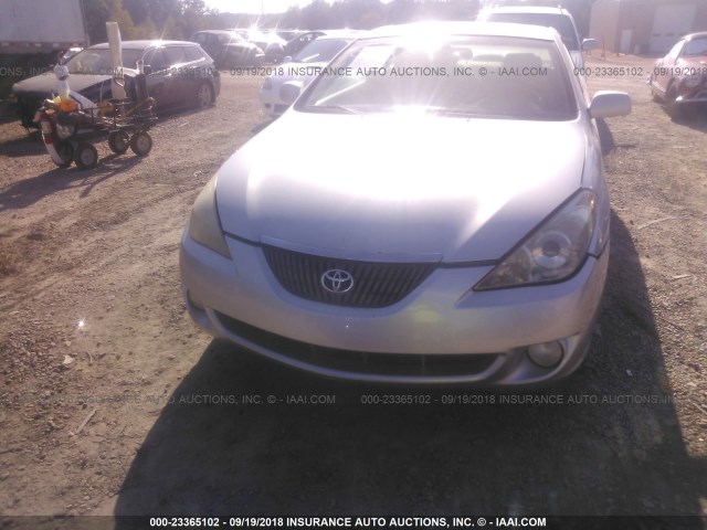 4T1CE38P85U536868 - 2005 TOYOTA CAMRY SOLARA SE/SLE Gümüş foto 6