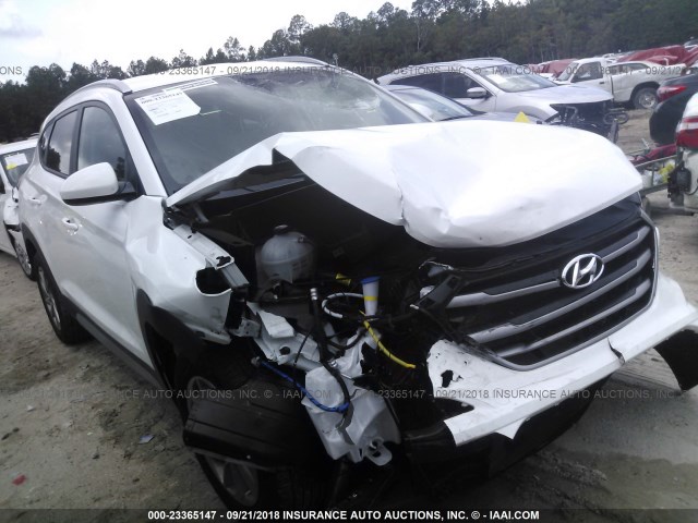 KM8J3CA47JU668964 - 2018 HYUNDAI TUCSON WHITE photo 1