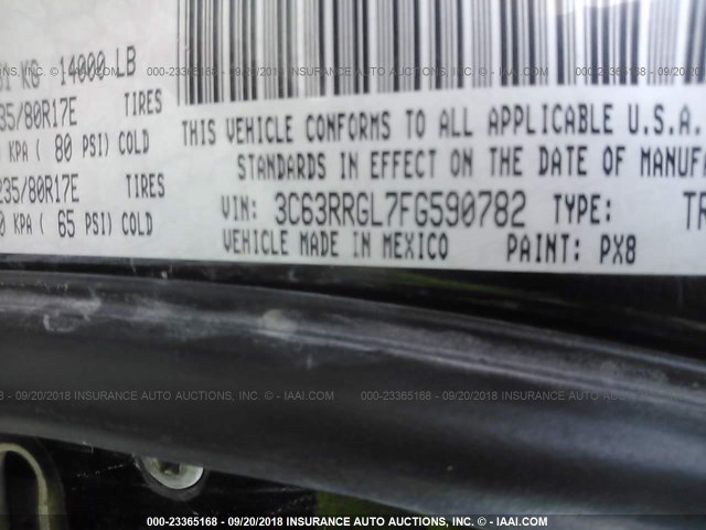 3C63RRGL7FG590782 - 2015 RAM 3500 ST BLACK photo 10