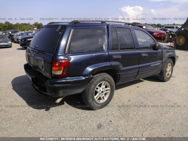 1J4GX48S94C301033 - 2004 JEEP GRAND CHEROKEE LAREDO/COLUMBIA/FREEDOM 深蓝色 照片 4