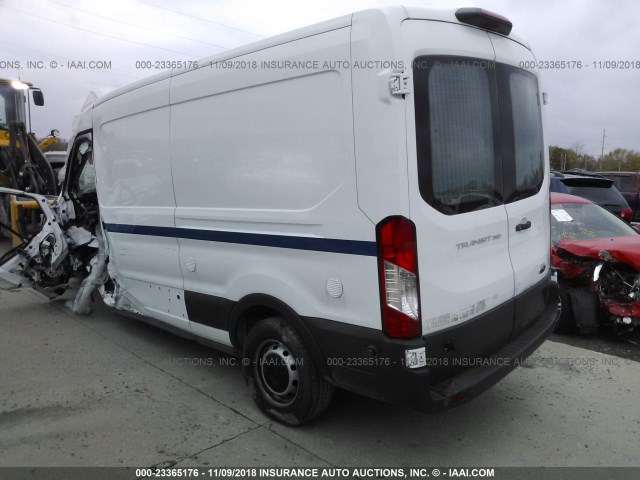 1FTBW2CM9JKA33005 - 2018 FORD TRANSIT WHITE photo 3