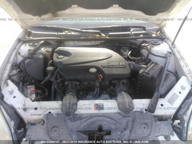 2G1WD5EM4B1242488 - 2011 CHEVROLET IMPALA POLICE WHITE photo 10