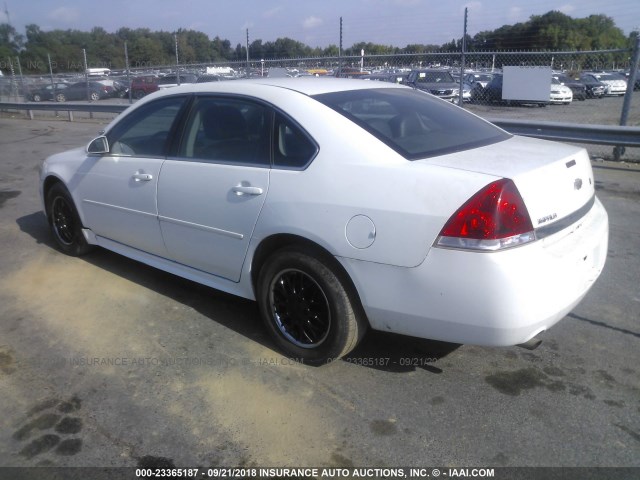 2G1WD5EM4B1242488 - 2011 CHEVROLET IMPALA POLICE WHITE photo 3