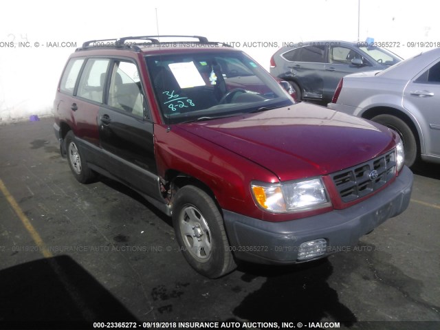 JF1SF6352XH742094 - 1999 SUBARU FORESTER L RED photo 1