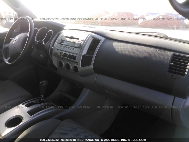 5TEJU62N27Z446200 - 2007 TOYOTA TACOMA DOUBLE CAB PRERUNNER RED photo 5