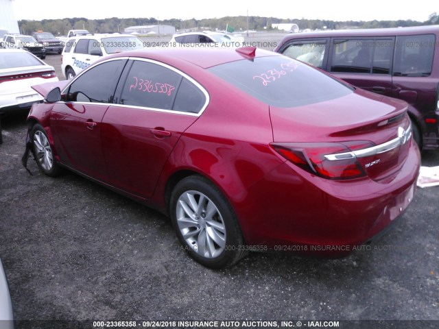 2G4GK5EX5F9243664 - 2015 BUICK REGAL 栗色 照片 3