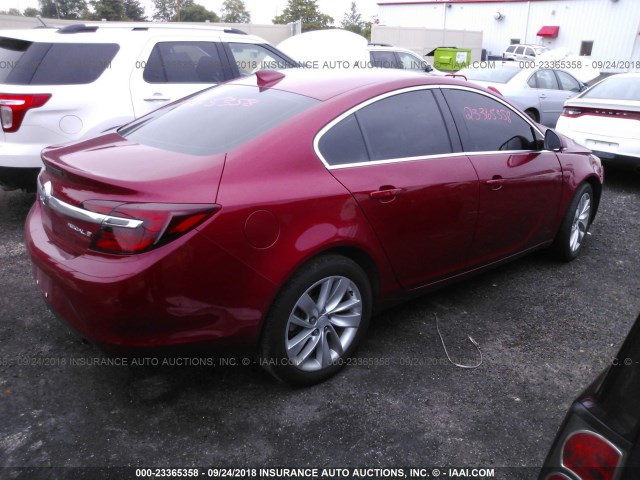 2G4GK5EX5F9243664 - 2015 BUICK REGAL 栗色 照片 4