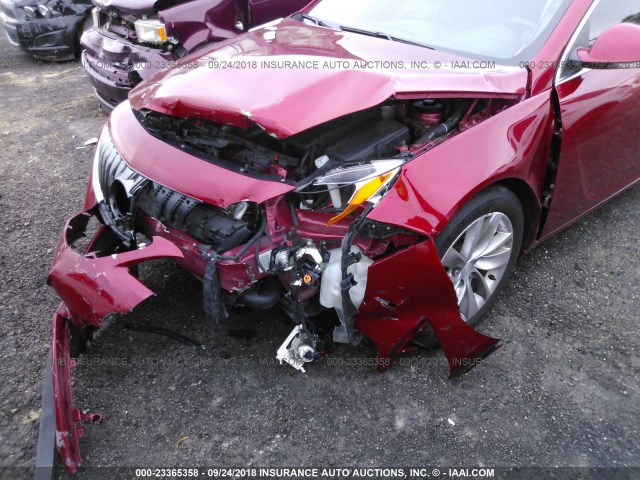 2G4GK5EX5F9243664 - 2015 BUICK REGAL 栗色 照片 6