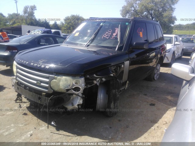 SALME15476A215133 - 2006 LAND ROVER RANGE ROVER HSE BLACK photo 2