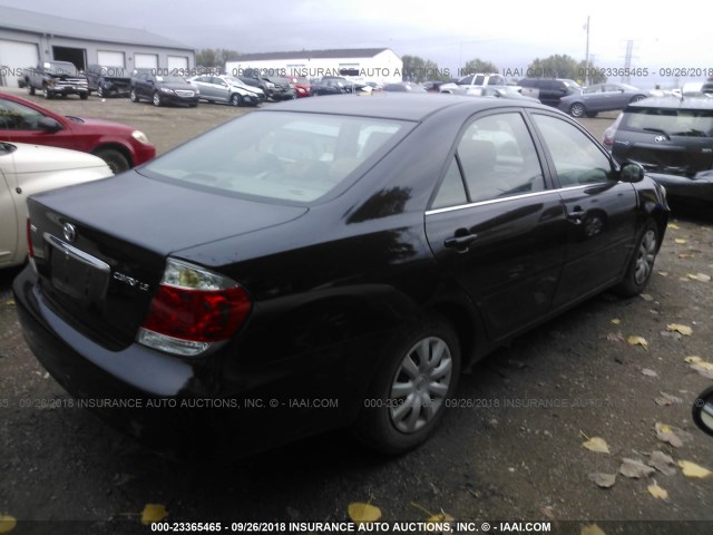 4T1BE32K86U162112 - 2006 TOYOTA CAMRY LE/XLE/SE BLACK photo 4