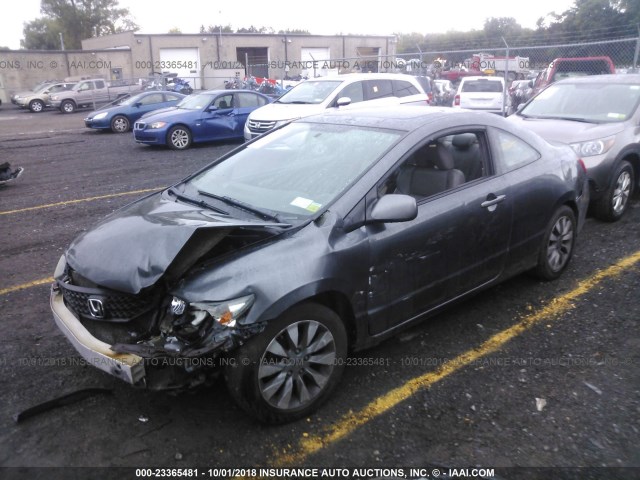 2HGFG12999H535734 - 2009 HONDA CIVIC EXL 灰色 照片 2