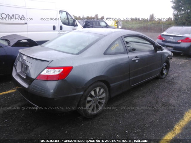 2HGFG12999H535734 - 2009 HONDA CIVIC EXL 灰色 照片 4