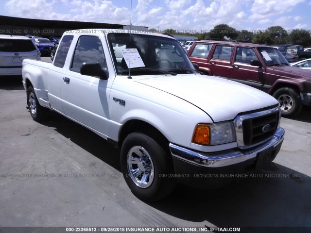 1FTYR44UX4PB27820 - 2004 FORD RANGER SUPER CAB WHITE photo 1