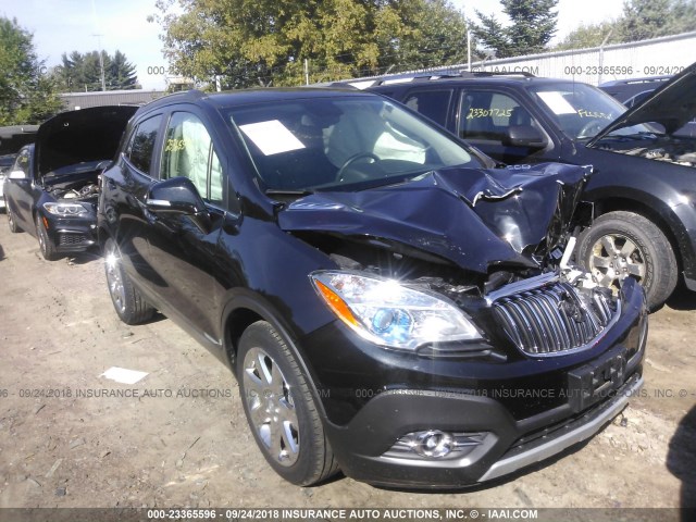 KL4CJCSB8GB570895 - 2016 BUICK ENCORE BLACK photo 1