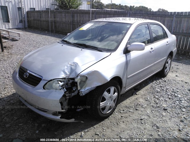 JTDBR32EX60092770 - 2006 TOYOTA COROLLA CE/LE SILVER photo 6