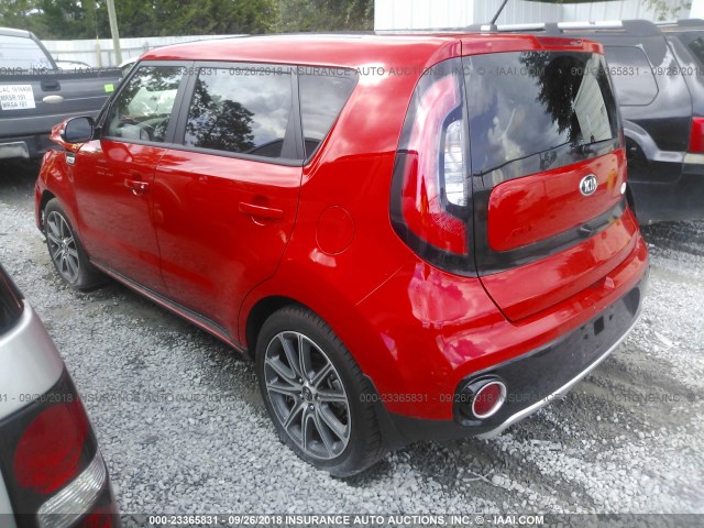 KNDJX3AA5J7574515 - 2018 KIA SOUL ! RED photo 3