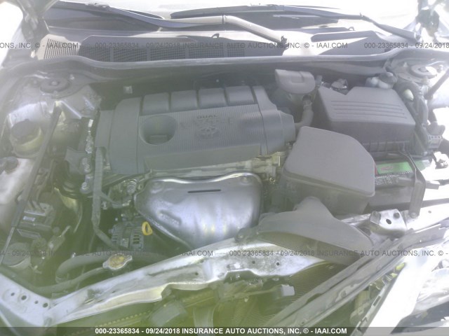 4T1BF3EK4BU625480 - 2011 TOYOTA CAMRY SE/LE/XLE 银色 照片 10